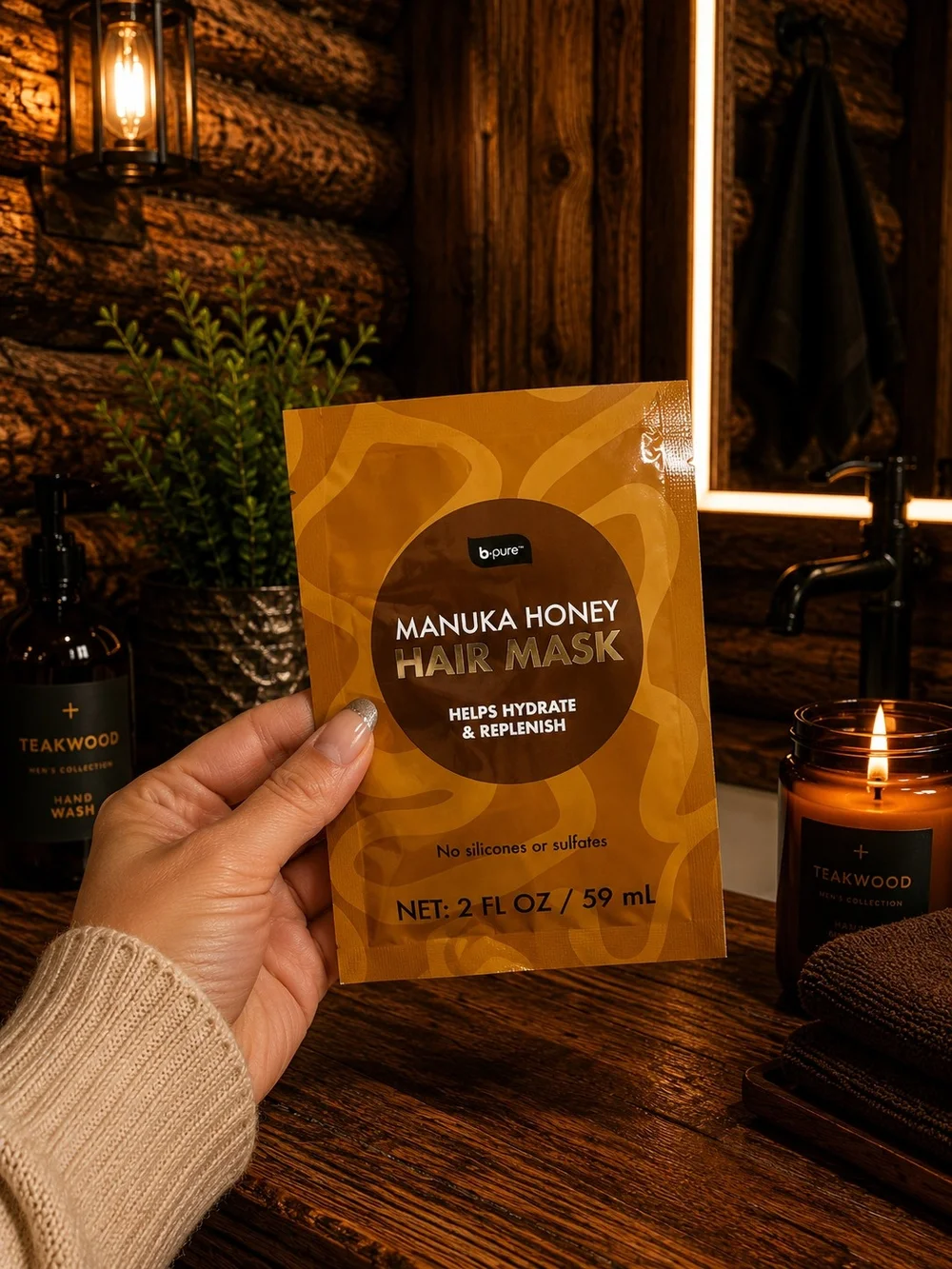 VIRAL Manuka Honey Hair Mask - Golden Brown - Picture 1 of 1